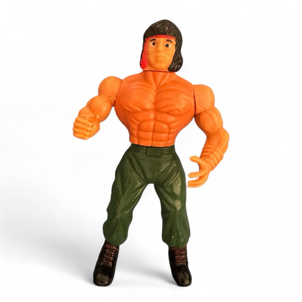 Vintage Retro Action Figure Rambo